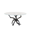 Global Views Monterey Dining Table Natural Iron