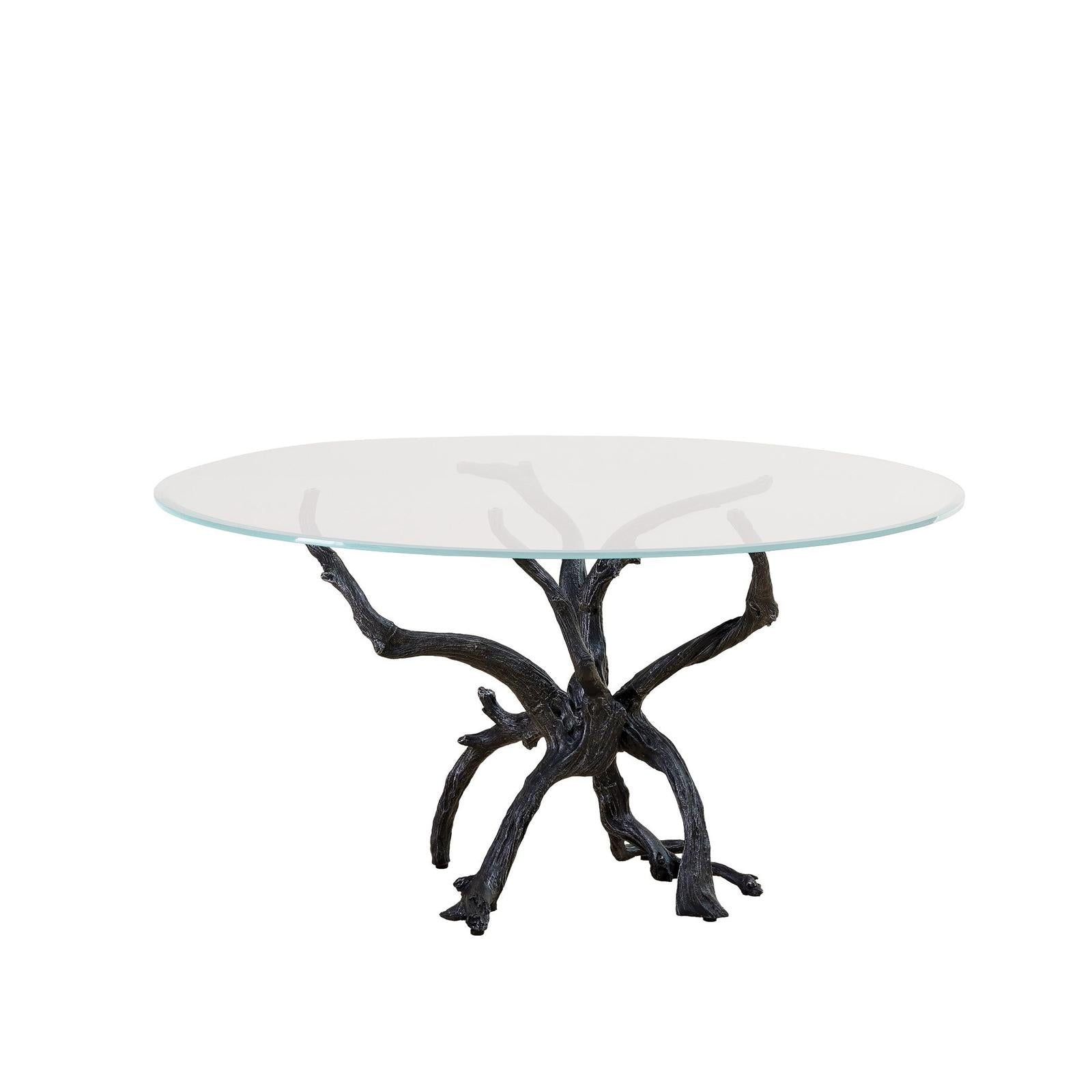 Global Views Monterey Dining Table Natural Iron