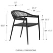 Euro Style Iselin Outdoor Armchair
