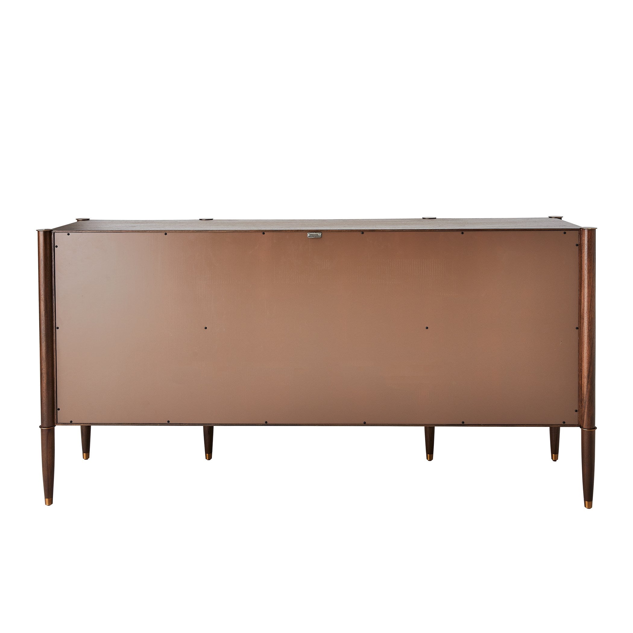 Global Views Triple Curve Cabinet Walnut