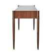 Global Views Triple Curve Desk Walnut