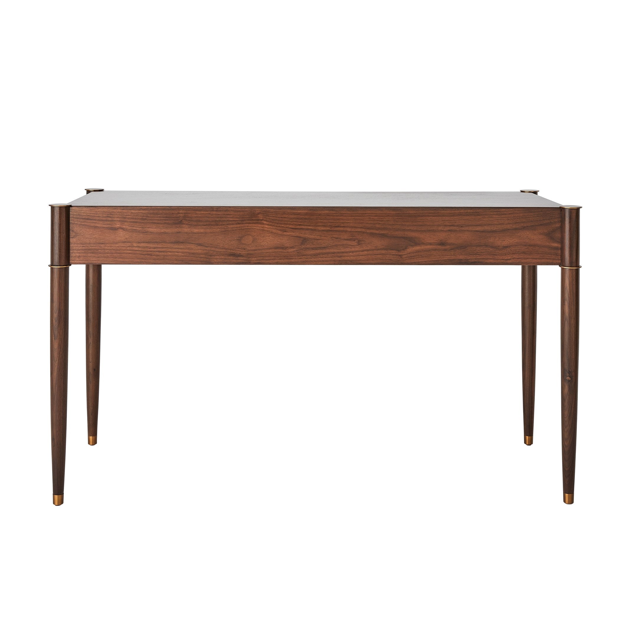 Global Views Triple Curve Desk Walnut