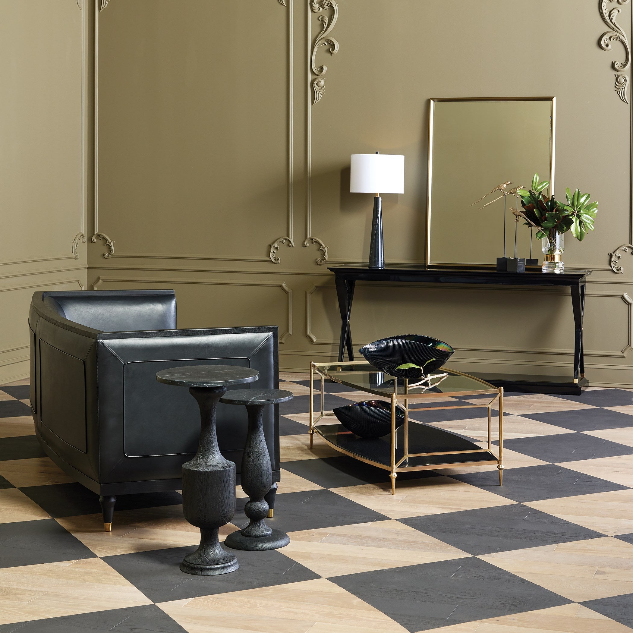 Global Views Vessel Side Table