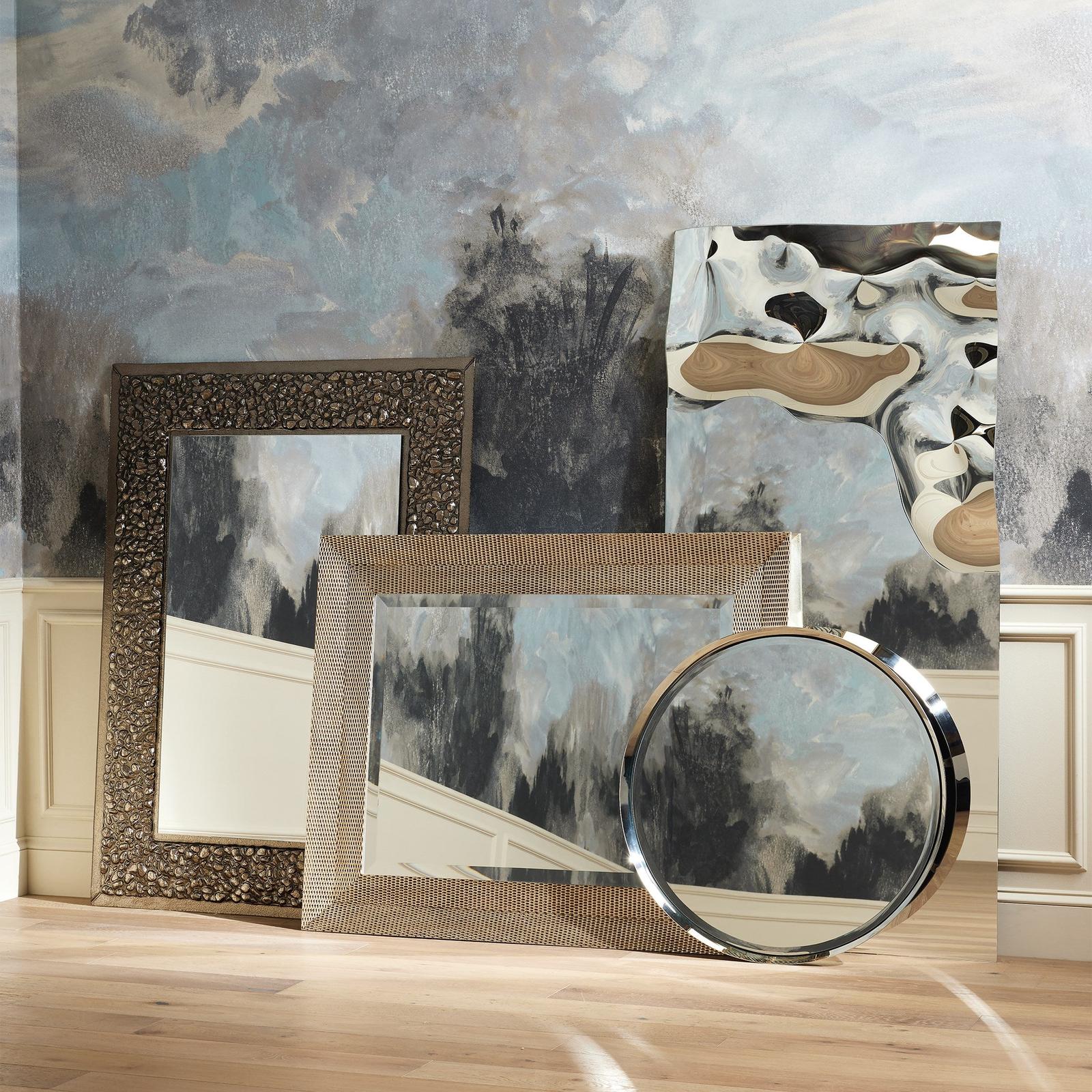 Global Views Delicate Basketweave Mirror