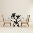 Global Views Monterey Dining Table Natural Iron
