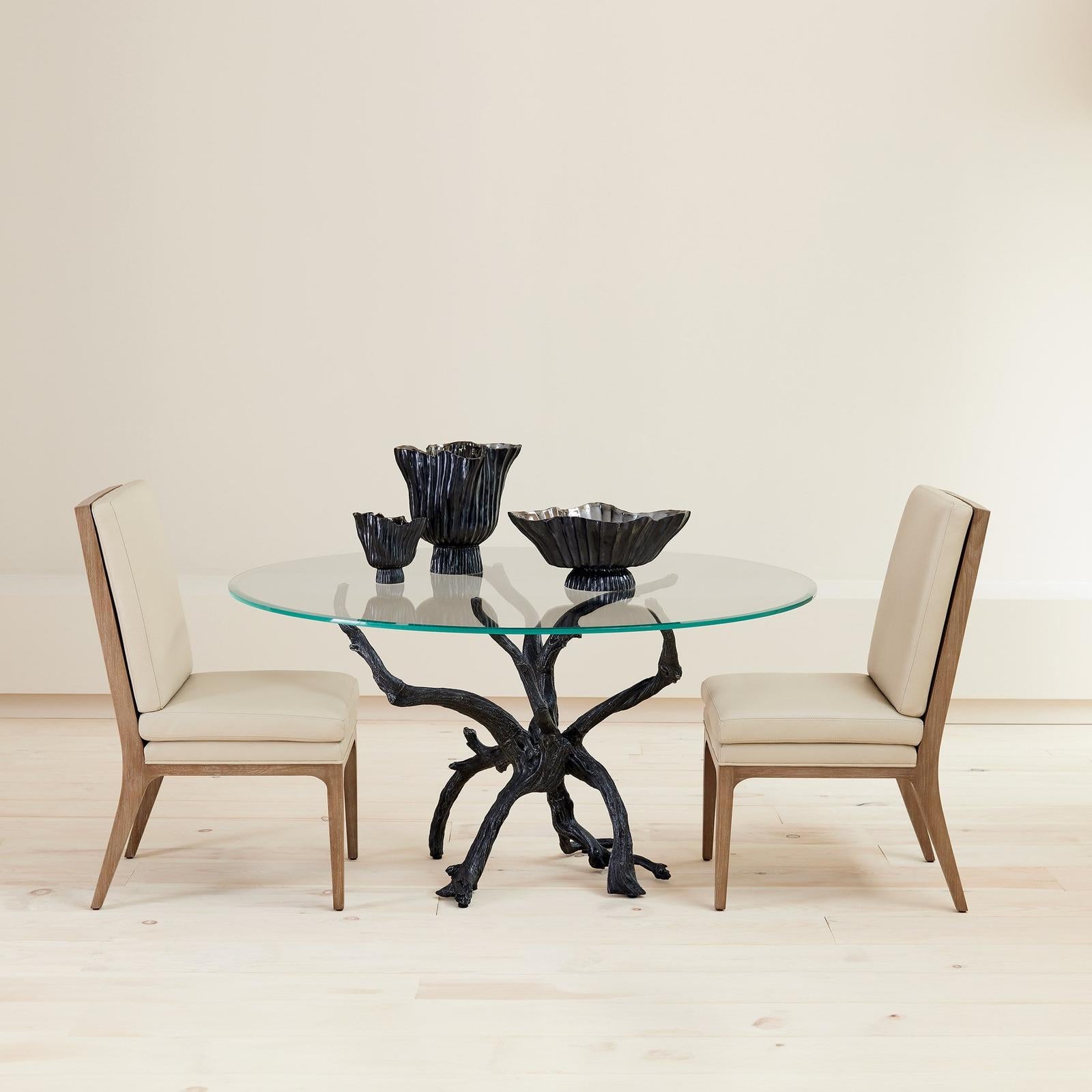 Global Views Monterey Dining Table Natural Iron
