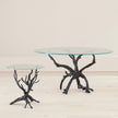 Global Views Monterey Dining Table Natural Iron
