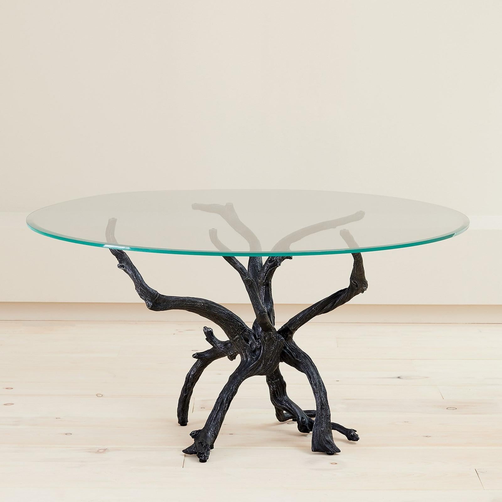 Global Views Monterey Dining Table Natural Iron
