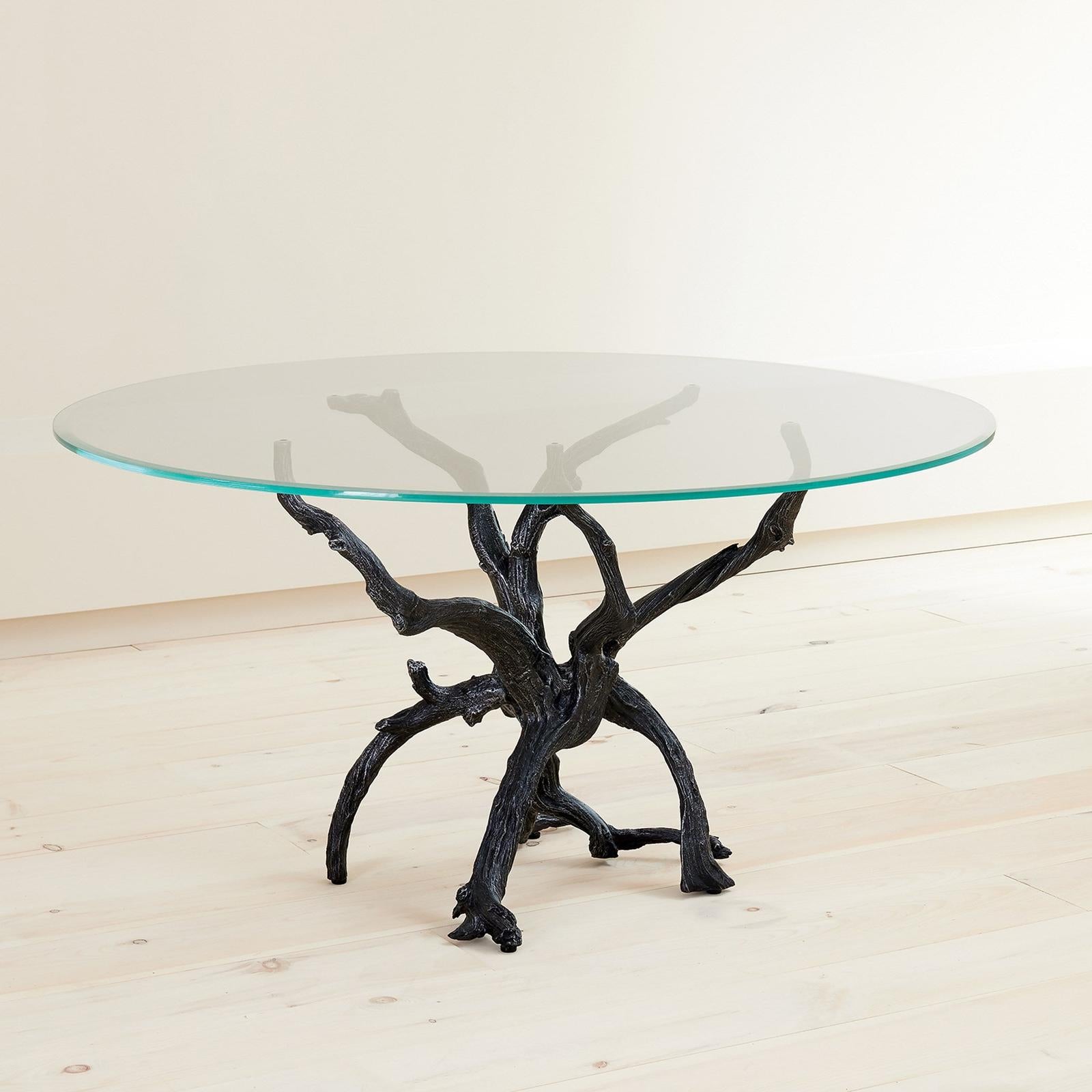 Global Views Monterey Dining Table Natural Iron