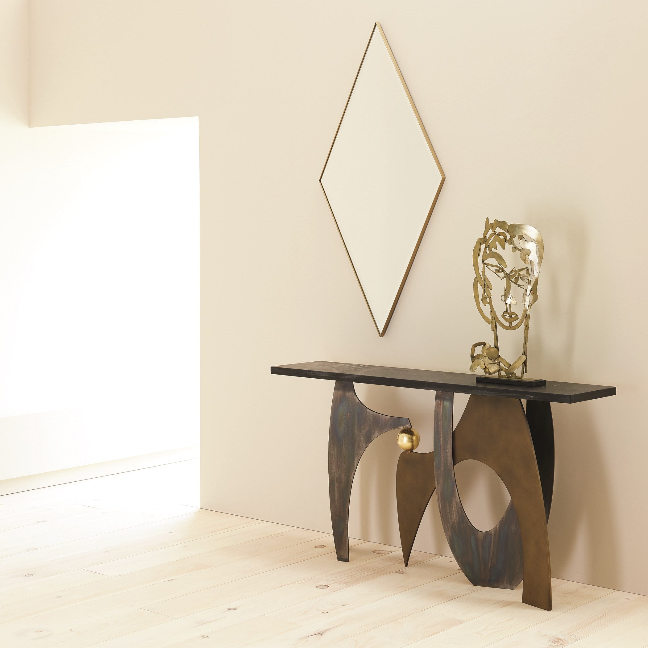 Global Views Brass Hero Sculpture