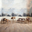 Global Views Arches Dining Chair-Nutmeg/Champagne