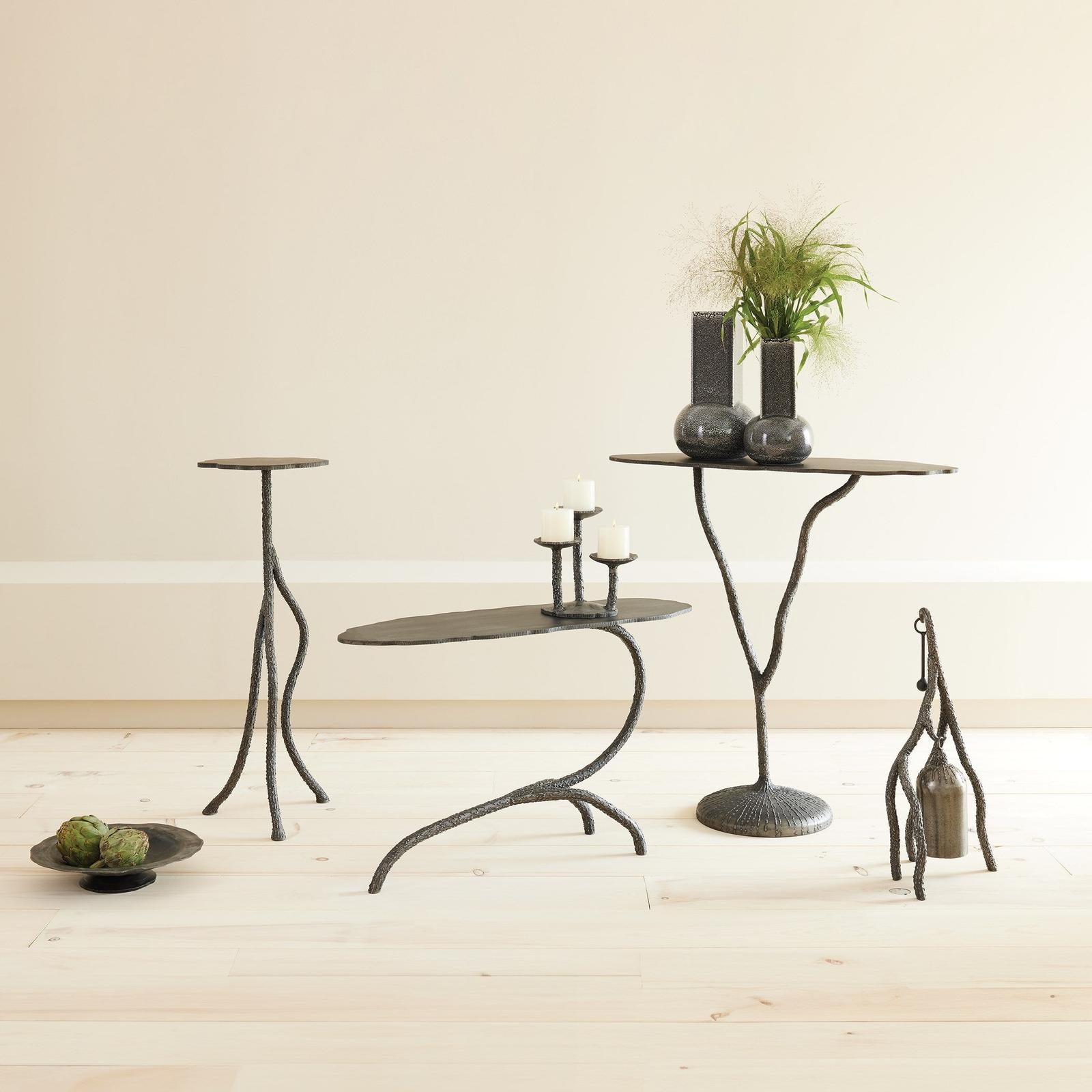 Global Views Forest Blossom Console-Natural Iron