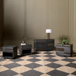 Global Views Brazil Dresser-Black Cerused Oak