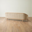 Global Views Tailored Sofa-Bleached Oak