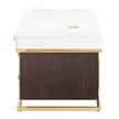 Michael Amini Belmont Place Desk - Espresso