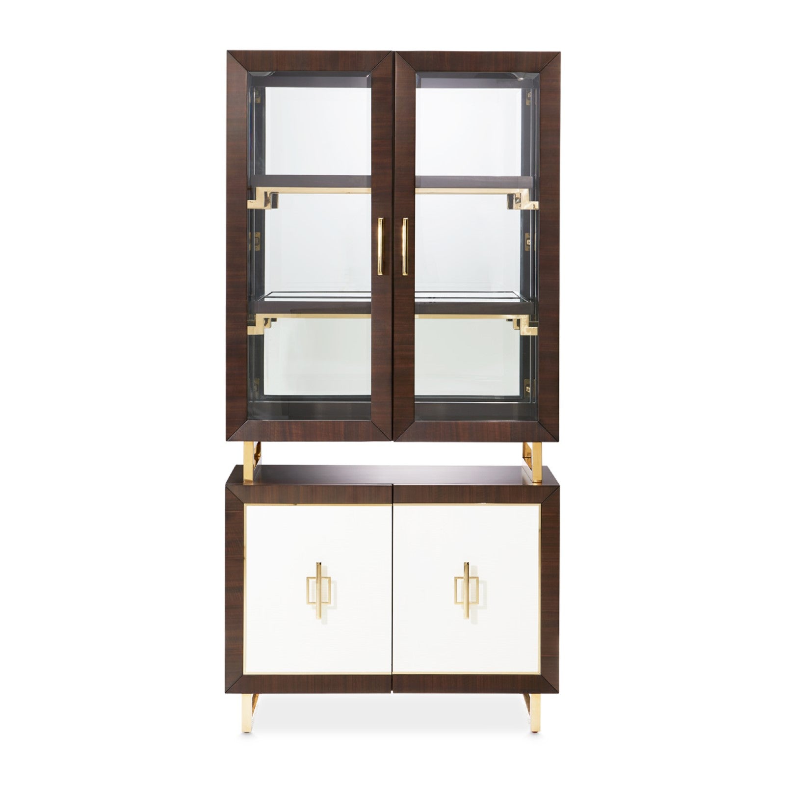 Michael Amini Belmont Place Display Cabinet - Espresso
