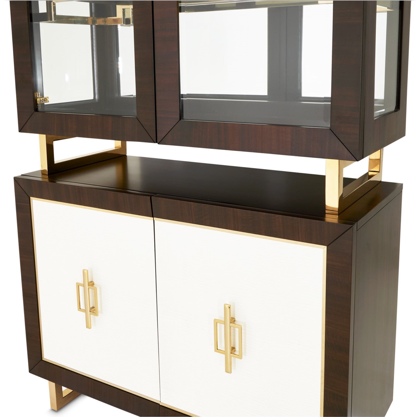 Michael Amini Belmont Place Display Cabinet - Espresso