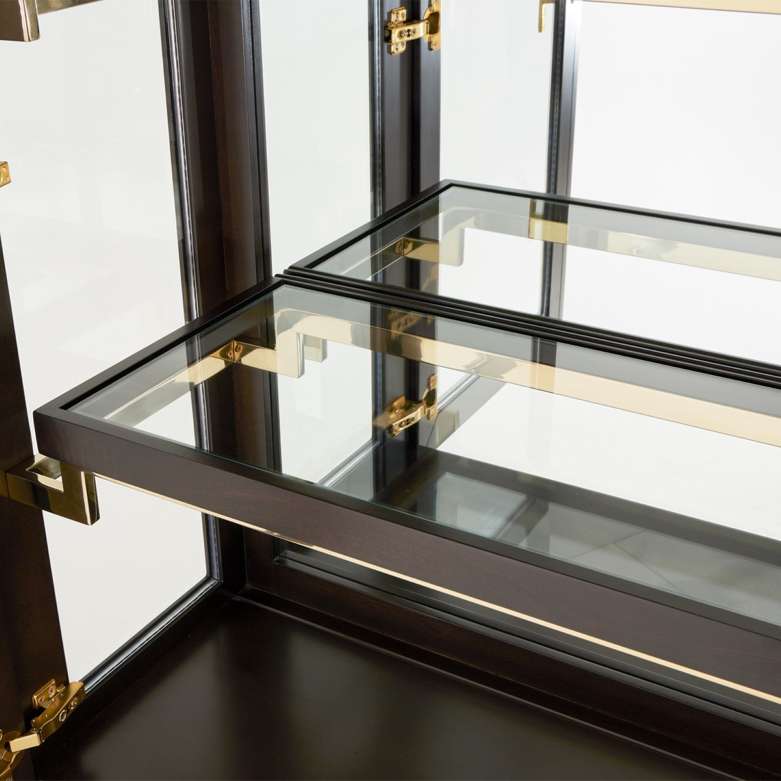 Michael Amini Belmont Place Display Cabinet - Espresso