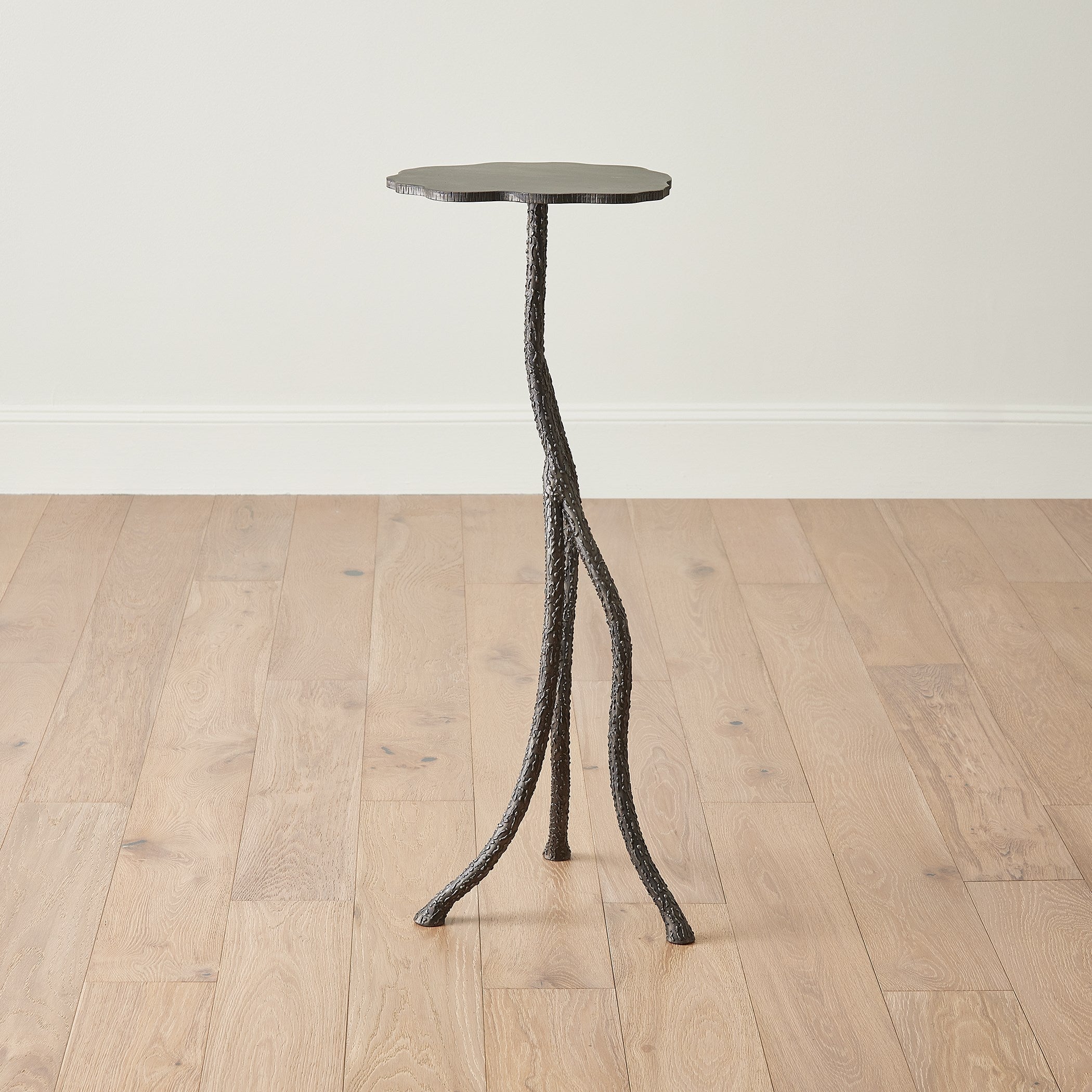 Global Views Natural Iron Forest Blossom Pedestal