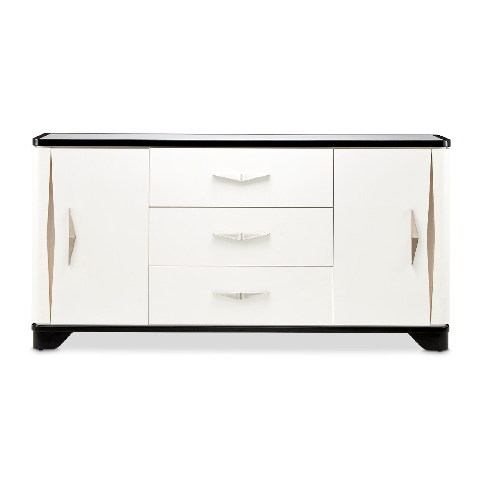 Michael Amini Tuxedo Sideboard - Piano Keyboard
