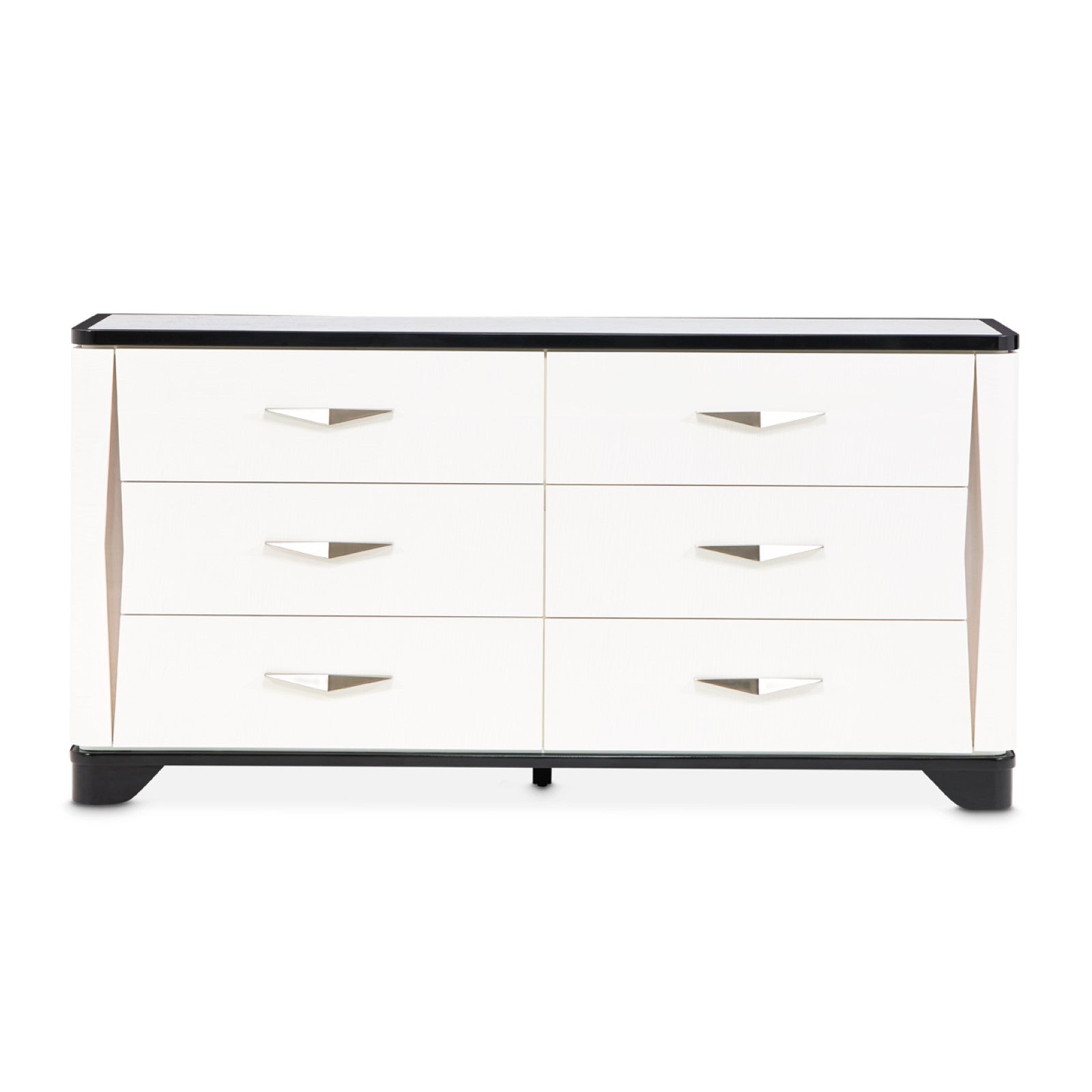 Michael Amini Tuxedo Dresser - Piano Keyboard