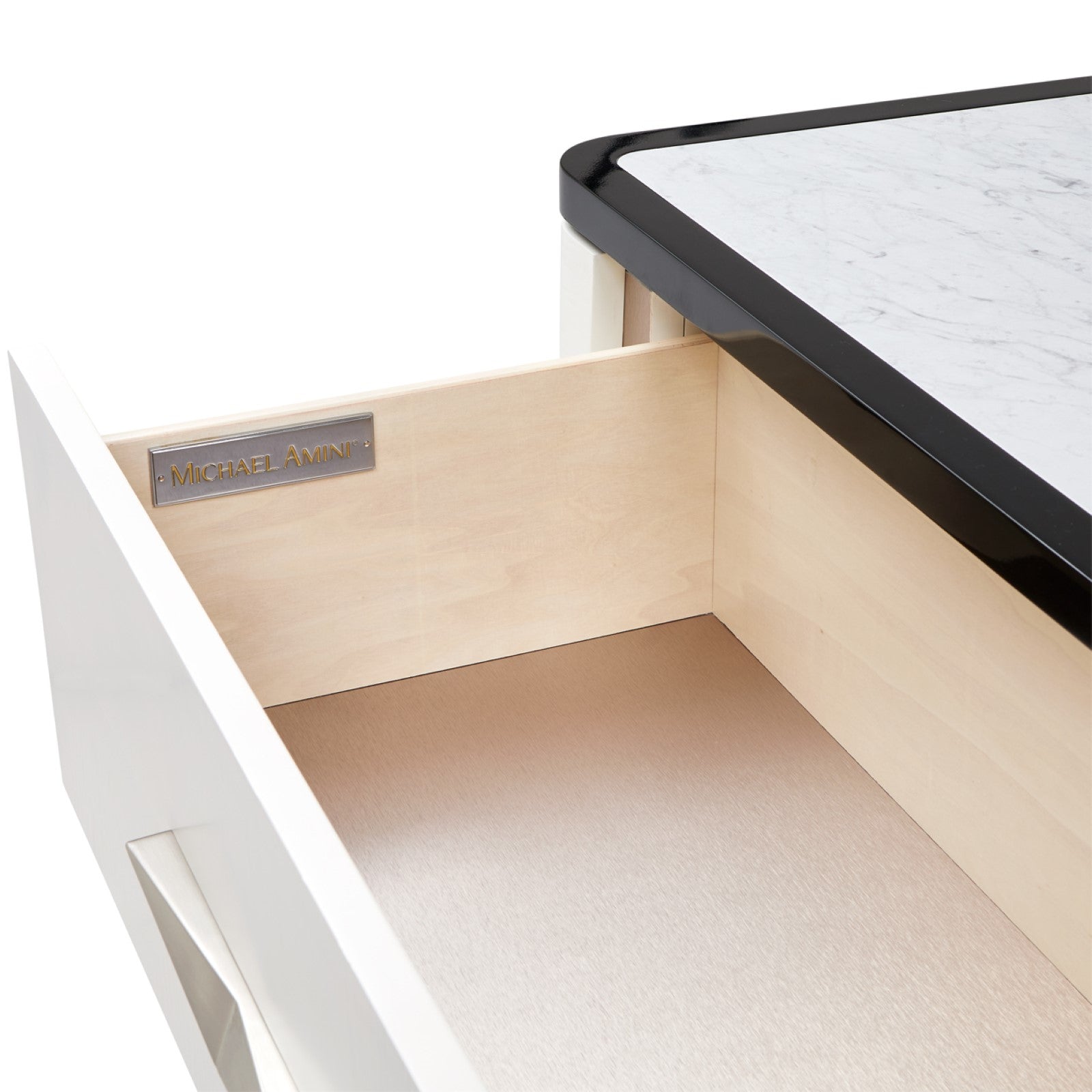 Michael Amini Tuxedo Dresser - Piano Keyboard