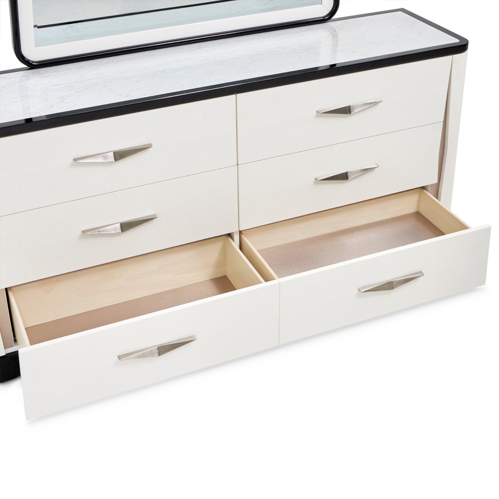 Michael Amini Tuxedo Dresser - Piano Keyboard