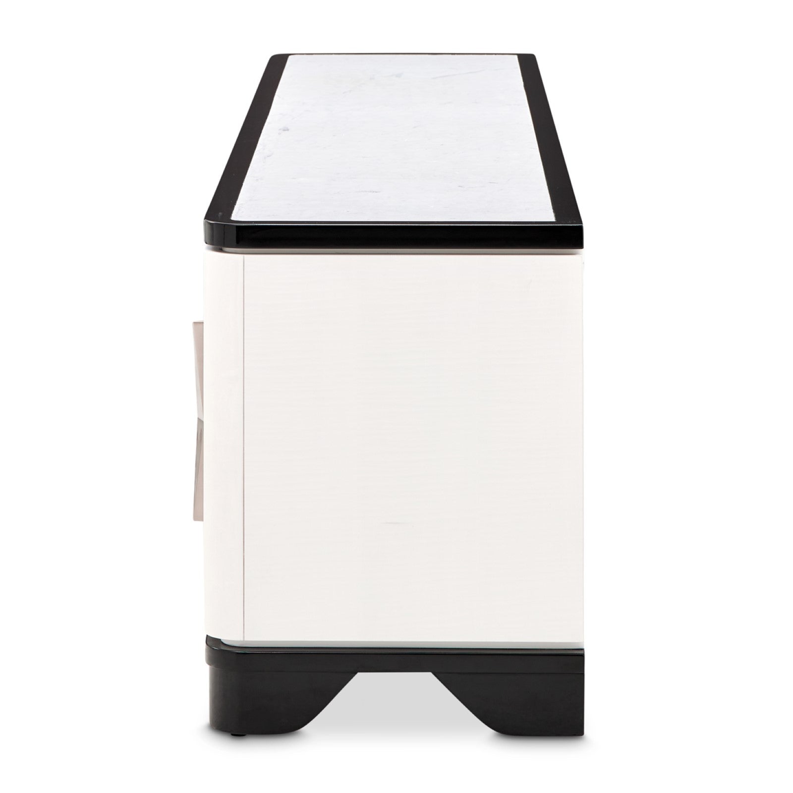 Michael Amini Tuxedo Media Cabinet - Piano Keyboard