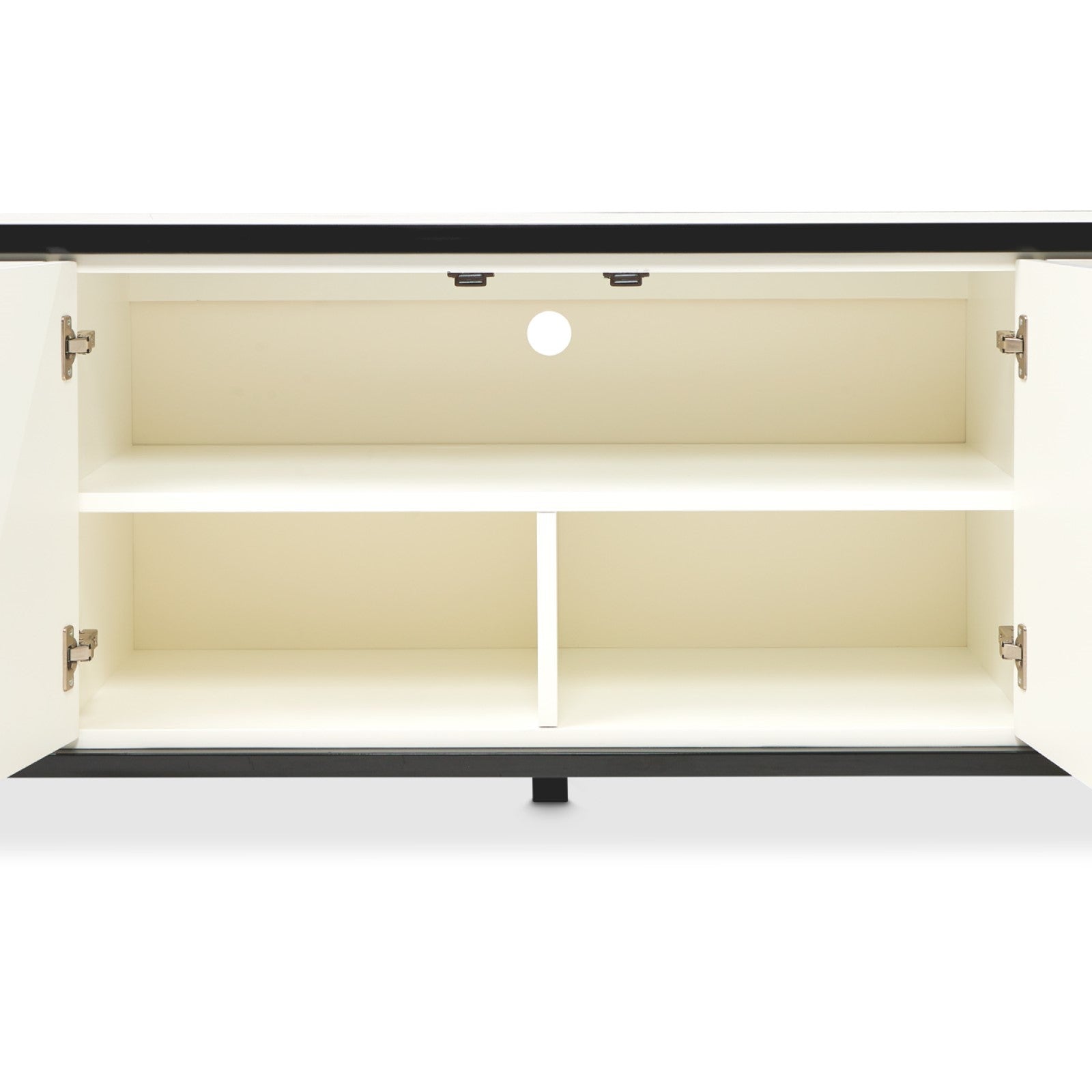 Michael Amini Tuxedo Media Cabinet - Piano Keyboard