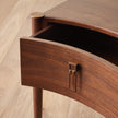 Global Views Triple Curve Side Table Walnut