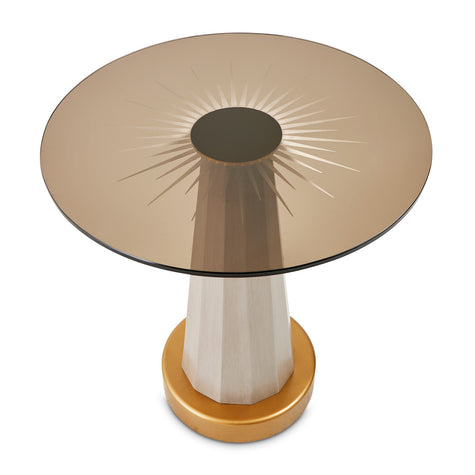 Michael Amini St. Charles Chairside Table