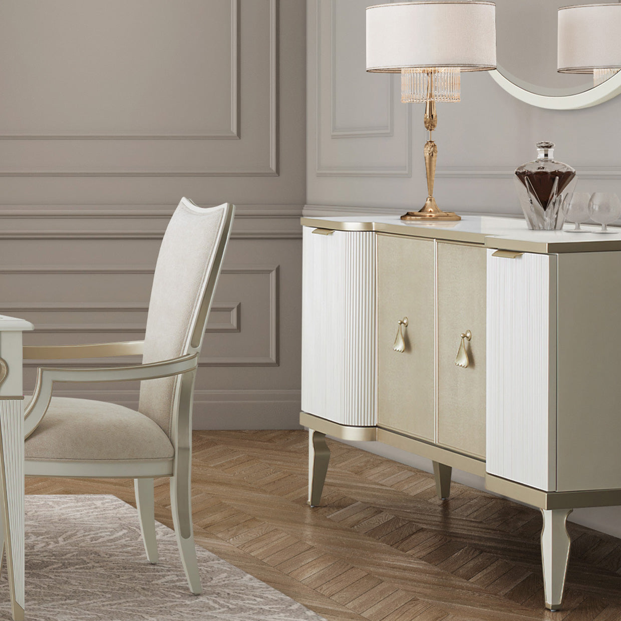 Michael Amini La Marisia Sideboard