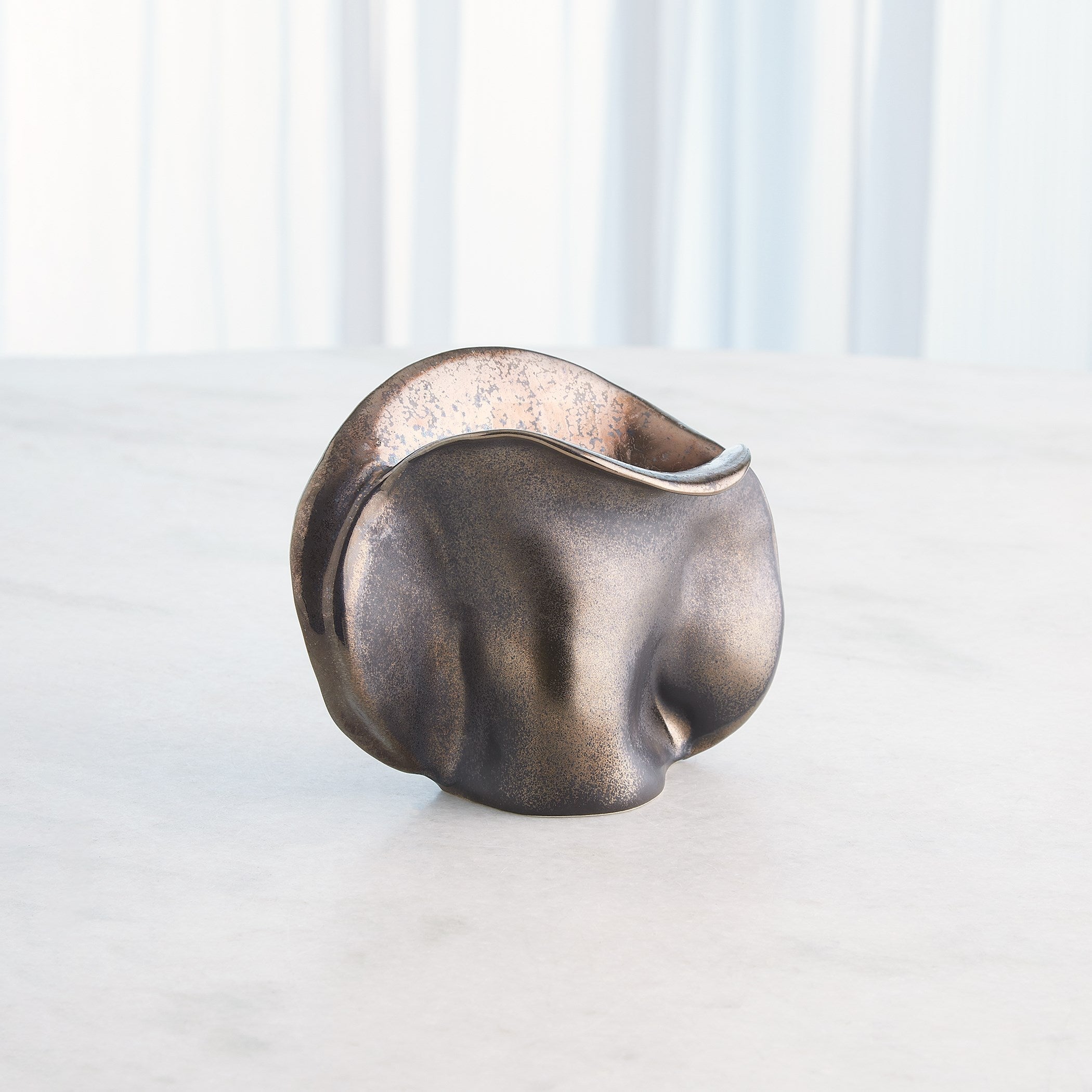 Global Views Reactive Bronze Bocca Vase