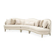Michael Amini Camellia Field Caramel 3-Piece Sofa - Cornsilk/Champagne