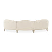 Michael Amini Camellia Field Caramel 3-Piece Sofa - Cornsilk/Champagne