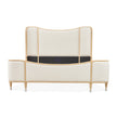 Michael Amini Camellia Field Caramel Upholstered Bed