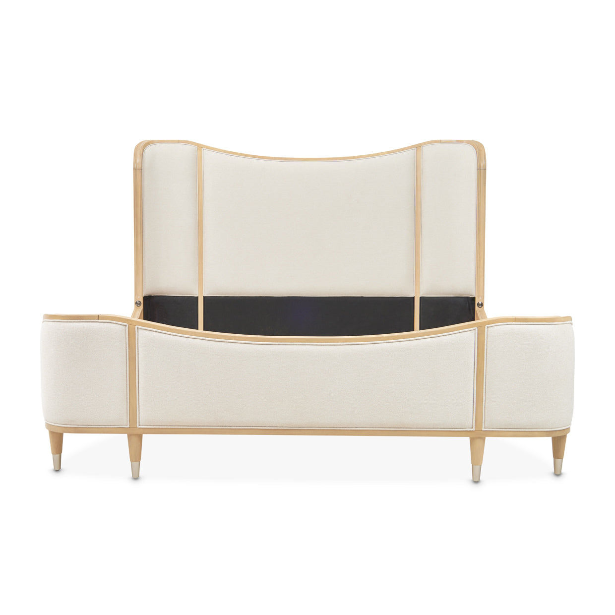 Michael Amini Camellia Field Caramel Upholstered Bed