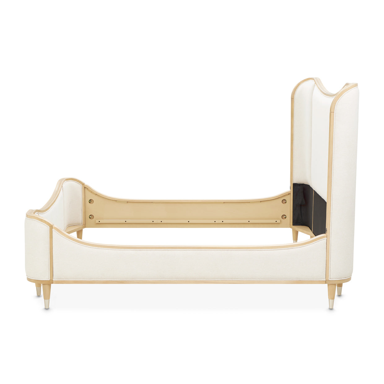 Michael Amini Camellia Field Caramel Upholstered Bed