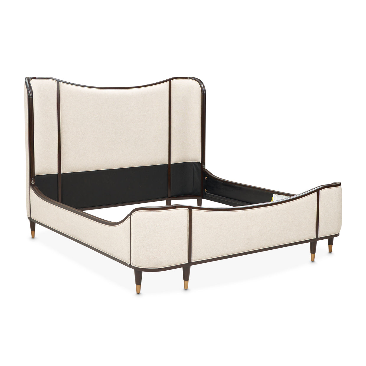 Michael Amini Camellia Field Caramel Upholstered Bed