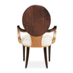 Michael Amini Camellia Field Caramel Arm Chair - Set of 2