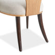 Michael Amini Camellia Field Caramel Arm Chair - Set of 2