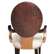 Michael Amini Camellia Field Caramel Arm Chair - Set of 2