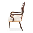 Michael Amini Camellia Field Caramel Arm Chair - Set of 2