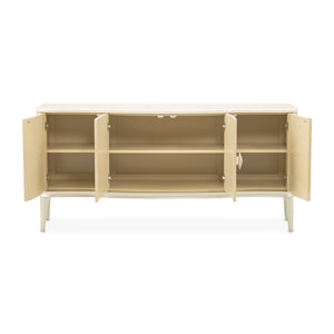 Michael Amini Camellia Field Caramel Sideboard