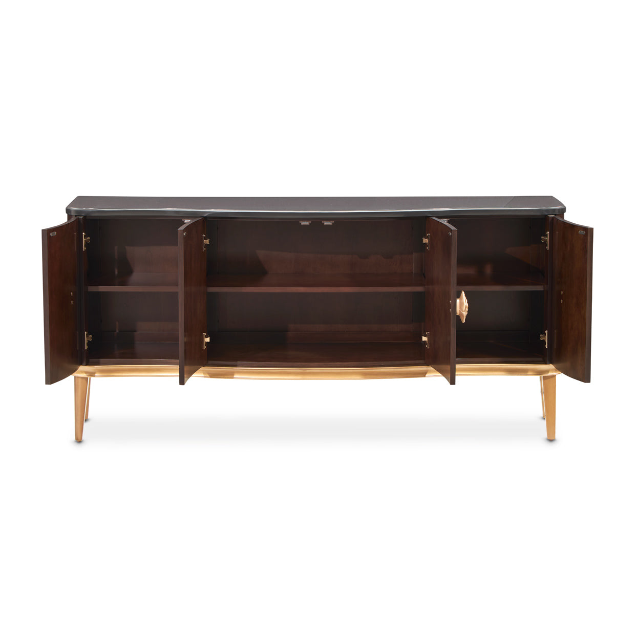 Michael Amini Camellia Field Caramel Sideboard
