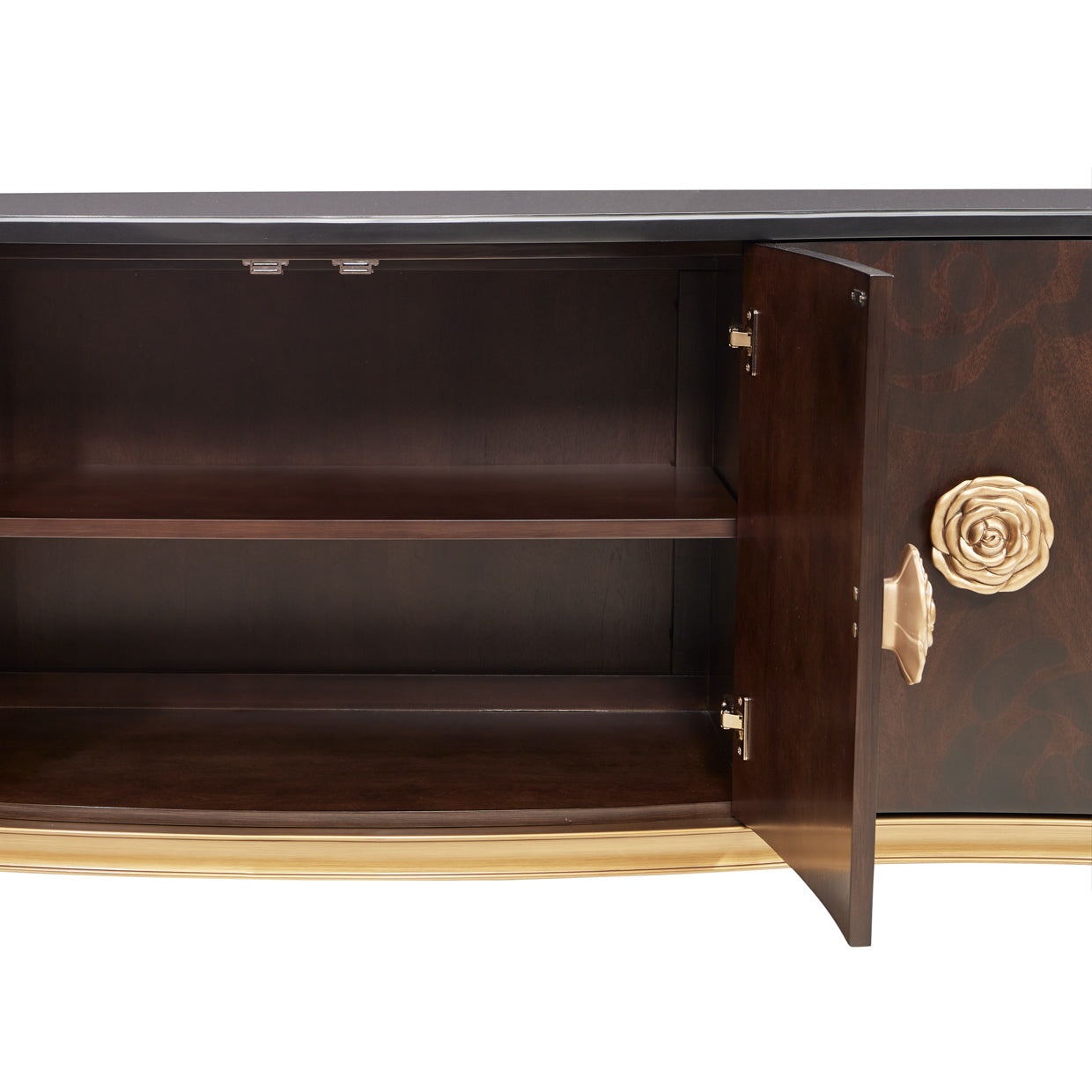 Michael Amini Camellia Field Caramel Sideboard
