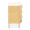 Michael Amini Camellia Field Caramel Nightstand