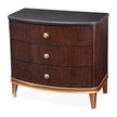 Michael Amini Camellia Field Caramel Nightstand