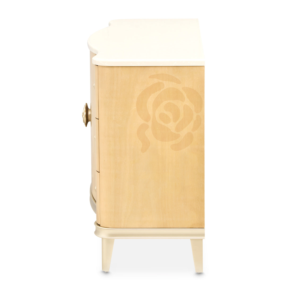 Michael Amini Camellia Field Caramel Dresser