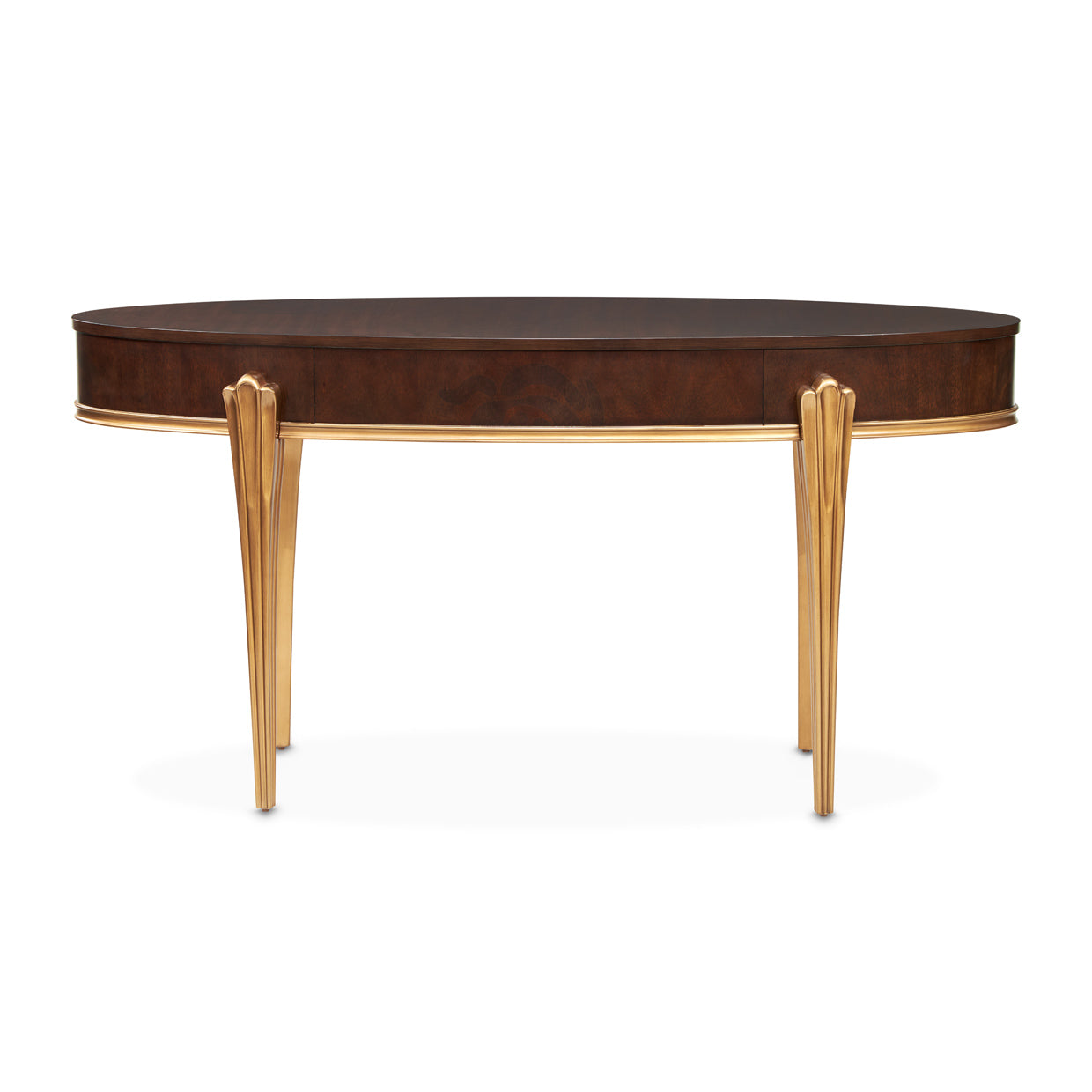 Michael Amini Camellia Field Caramel Vanity Desk